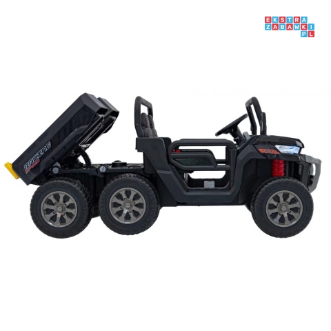 [XMX-623B] Pojazd Farmer Truck Speed 900 4x45W 12V/10Ah na akumulator EVA ekoskóra elektryczny kiper - czarny