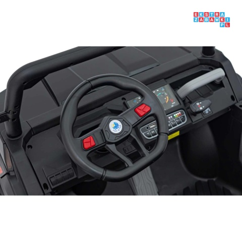 [XMX-623B] Pojazd Farmer Truck Speed 900 4x45W 12V/10Ah na akumulator EVA ekoskóra elektryczny kiper - czarny