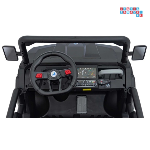 [XMX-623B] Pojazd Farmer Truck Speed 900 4x45W 12V/10Ah na akumulator EVA ekoskóra elektryczny kiper - czarny