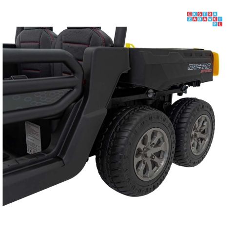 [XMX-623B] Pojazd Farmer Truck Speed 900 4x45W 12V/10Ah na akumulator EVA ekoskóra elektryczny kiper - czarny