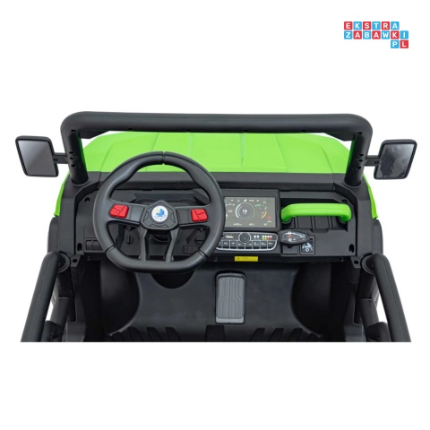 [XMX-623B] Pojazd Farmer Truck Speed 900 4x45W 12V/10Ah na akumulator EVA ekoskóra elektryczny kiper - zielony