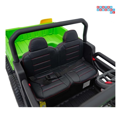 [XMX-623B] Pojazd Farmer Truck Speed 900 4x45W 12V/10Ah na akumulator EVA ekoskóra elektryczny kiper - zielony