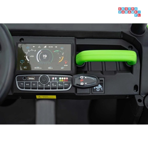 [XMX-623B] Pojazd Farmer Truck Speed 900 4x45W 12V/10Ah na akumulator EVA ekoskóra elektryczny kiper - zielony