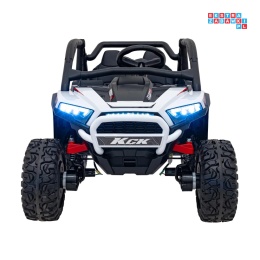 [XMX-639] Buggy KCK na akumulator 4x50W 24V/7Ah ekoskóra EVA MP3 Bluetooth - biały