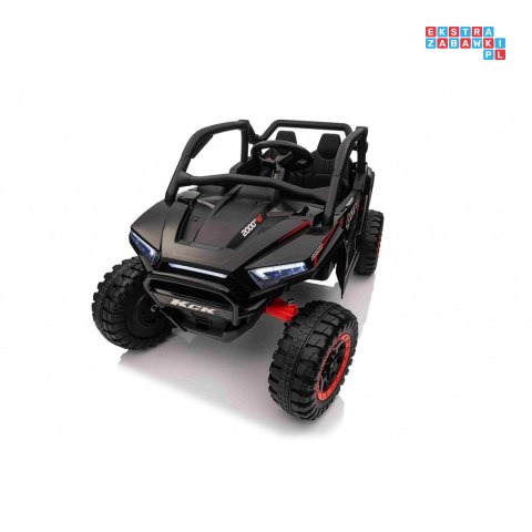 [XMX-639] Buggy KCK na akumulator 4x50W 24V/7Ah ekoskóra EVA MP3 Bluetooth - czarny