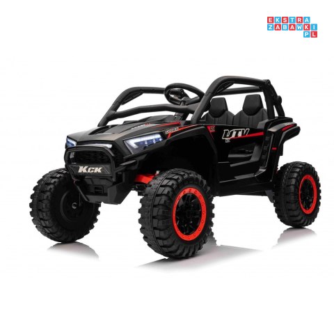 [XMX-639] Buggy KCK na akumulator 4x50W 24V/7Ah ekoskóra EVA MP3 Bluetooth - czarny