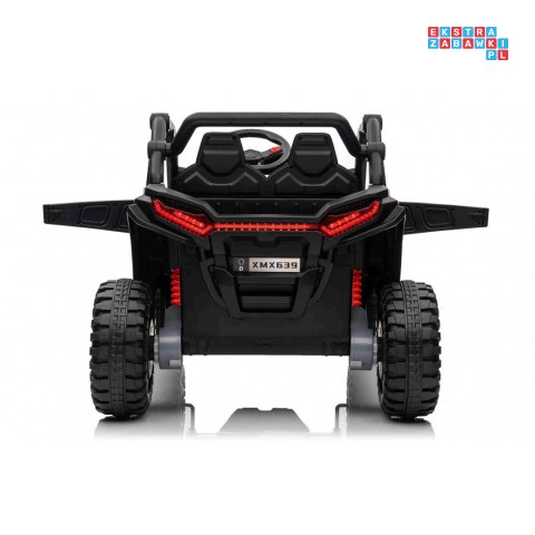 [XMX-639] Buggy KCK na akumulator 4x50W 24V/7Ah ekoskóra EVA MP3 Bluetooth - czarny
