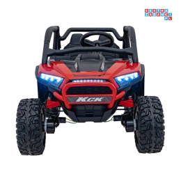 [XMX-639] Buggy KCK na akumulator 4x50W 24V/7Ah ekoskóra EVA MP3 Bluetooth - czerwony