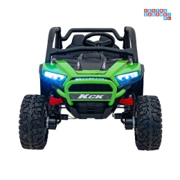 [XMX-639] Buggy KCK na akumulator 4x50W 24V/7Ah ekoskóra EVA MP3 Bluetooth - zielony