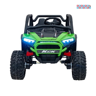 XMX-639 Buggy KCK na akumulator 4x4 - zielony, 4x50W, 24V/7Ah, ekoskóra, EVA, MP3, Bluetooth [639]