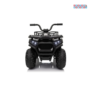 Czarny Quad ATV Robust 01 na akumulator - 4x35W, 12V/7Ah, EVA, led, ekoskóra [XMX-651]