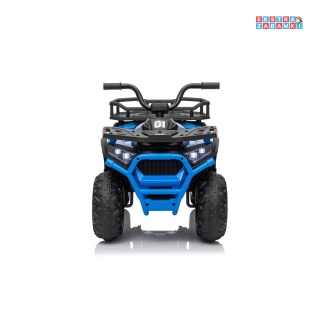 Niebieski Quad ATV Robust 01 na akumulator - 4x35W, 12V/7Ah, EVA, led, ekoskóra [XMX-651]