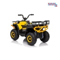 [XMX-651] Quad ATV Robust 01 na akumulator 4x35W 12V/7Ah EVA led ekoskóra - żółty