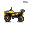 [XMX-651] Quad ATV Robust 01 na akumulator 4x35W 12V/7Ah EVA led ekoskóra - żółty