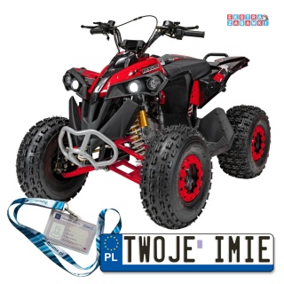 [ATV003] Quad Spalinowy RENEGADE HIPERFECT 125CC - jednocylindrowy czterosuwowy - czerwony