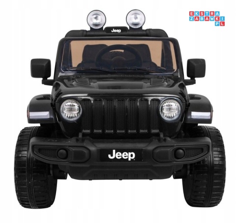 [JWR555] Jeep Wrangler Rubicon 4X45W 12V/10Ah EVA, pokrowiec, pilot, LED, MP3, BT - czarny
