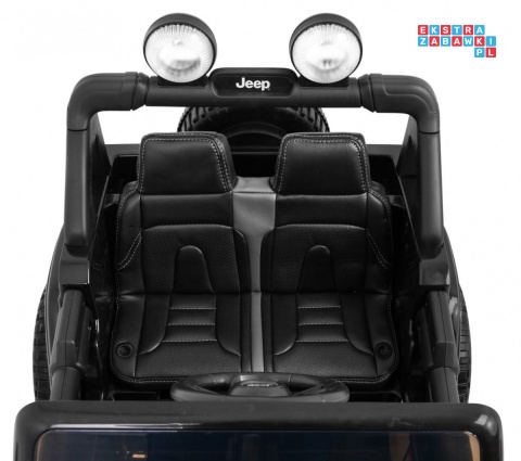 [JWR555] Jeep Wrangler Rubicon 4X45W 12V/10Ah EVA, pokrowiec, pilot, LED, MP3, BT - czarny