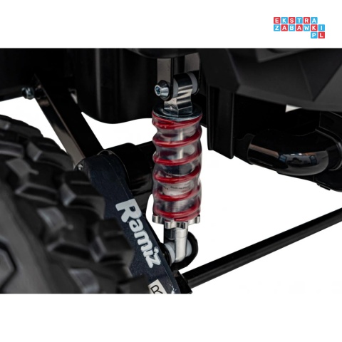 [BDM0966] Honda terenowa 4x120W 24V/9Ah ekoskóra, koła EVA - różowy