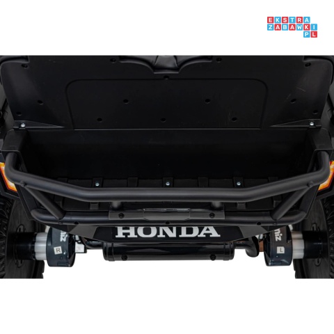 [BDM0966] Honda terenowa 4x120W 24V/9Ah ekoskóra, koła EVA - różowy