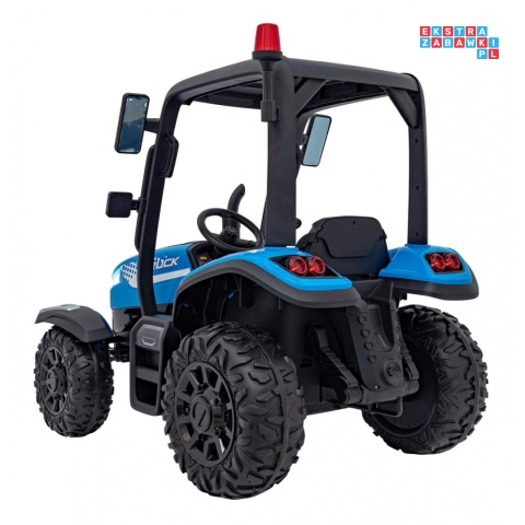 [BLT-206] Duży traktor BLAST z przyczepką 2X200W 24V/7Ah EVA pilot pokrowiec MP3 - niebieski