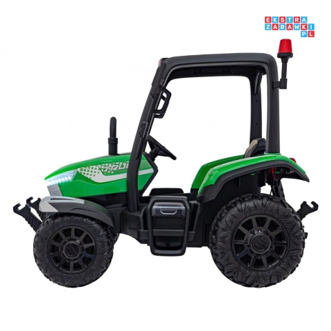 [BLT-206] Duży traktor BLAST z przyczepką 2X200W 24V/7Ah EVA pilot pokrowiec MP3 - zielony