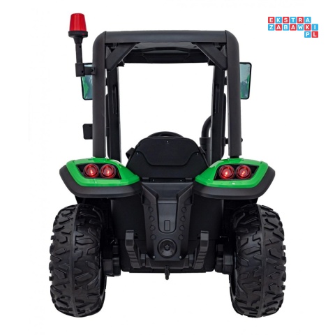 [BLT-206] Duży traktor BLAST z przyczepką 2X200W 24V/7Ah EVA pilot pokrowiec MP3 - zielony