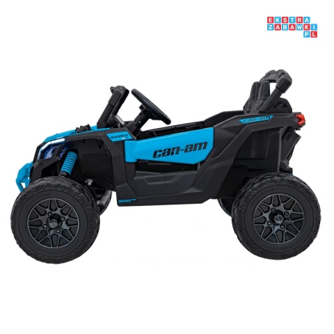 [CA003] Mocny Maverick ATV CAN-AM Buggy 4X200W 24V/5Ah EVA, pokrowiec, pilot LED, MP3, BT - niebieski