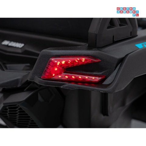 [CA003] Mocny Maverick ATV CAN-AM Buggy 4X200W 24V/5Ah EVA, pokrowiec, pilot LED, MP3, BT - niebieski