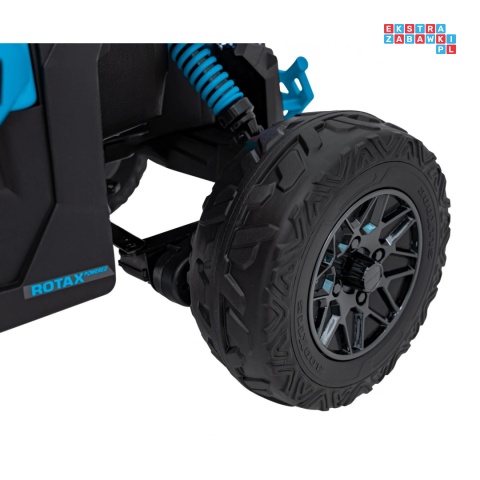 [CA003] Mocny Maverick ATV CAN-AM Buggy 4X200W 24V/5Ah EVA, pokrowiec, pilot LED, MP3, BT - niebieski