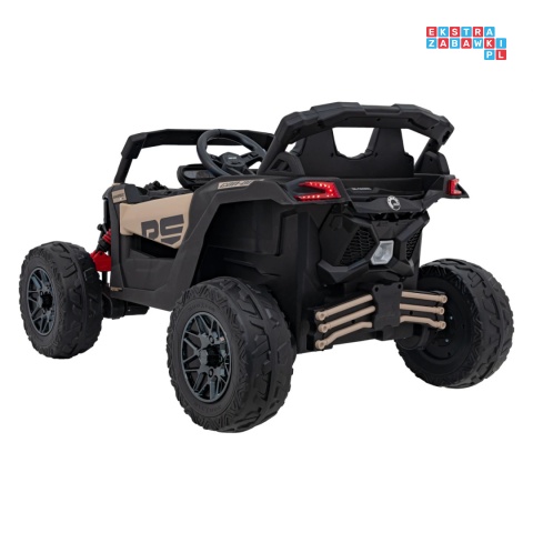 [CA003] Mocny Maverick ATV CAN-AM Buggy 4X200W 24V/5Ah EVA, pokrowiec, pilot LED, MP3, BT - khaki