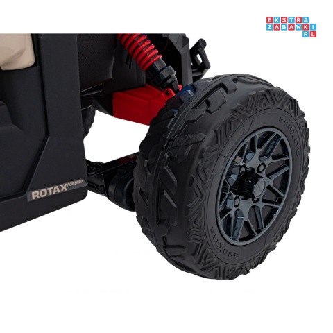 [CA003] Mocny Maverick ATV CAN-AM Buggy 4X200W 24V/5Ah EVA, pokrowiec, pilot LED, MP3, BT - khaki