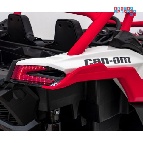 [DK-CA001] Buggy Maverick Turbo RR dwuosobowy 4x200W 24V/14Ah koła EVA, ekoskóra, LED - czerwony