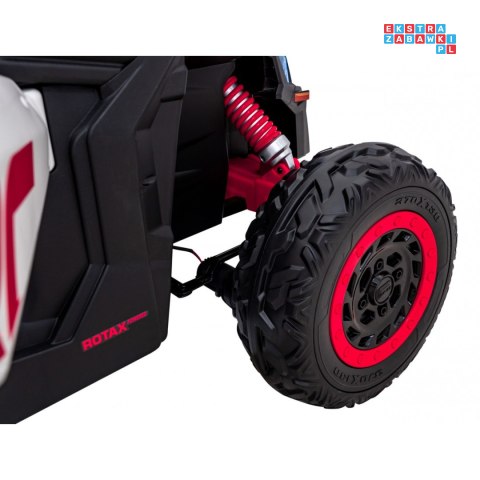 [DK-CA001] Buggy Maverick Turbo RR dwuosobowy 4x200W 24V/14Ah koła EVA, ekoskóra, LED - czerwony