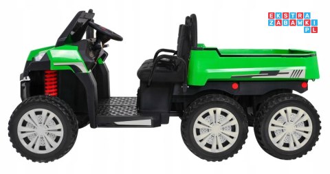 [PA.A730-2.ZIE] Farmer truck dwuosobowy na akumulator 4x35W 12V/14Ah - zielony