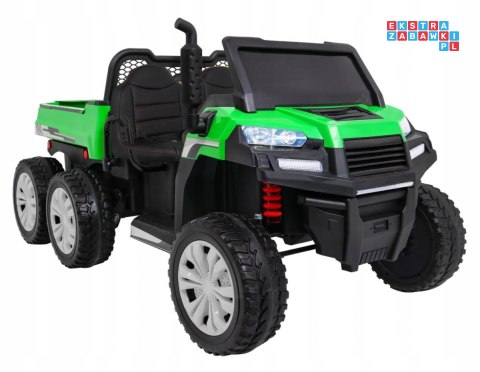 [PA.A730-2.ZIE] Farmer truck dwuosobowy na akumulator 4x35W 12V/14Ah - zielony