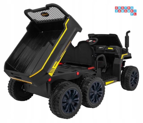 [PA.A730-2.CZ] Farmer truck dwuosobowy na akumulator 4x35W 24V/7Ah - czarny