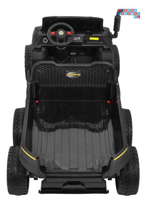 [PA.A730-2.CZ] Farmer truck dwuosobowy na akumulator 4x35W 24V/7Ah - czarny