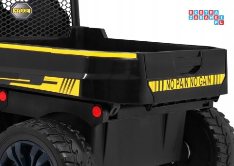 [PA.A730-2.CZ] Farmer truck dwuosobowy na akumulator 4x35W 24V/7Ah - czarny