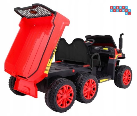 [PA.A730-2.CR] Farmer truck dwuosobowy na akumulator 4x35W 24V/7Ah - czerwony [S]