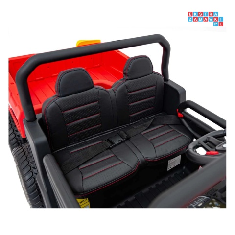 [XMX-623B] Pojazd Farmer Truck Speed 900 4x45W 12V/10Ah na akumulator EVA ekoskóra elektryczny kiper - czerwony