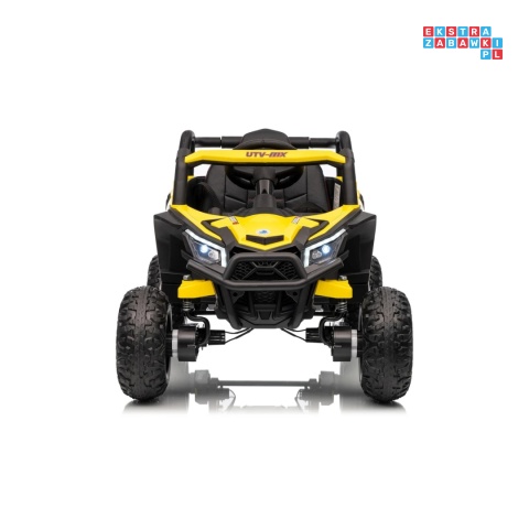 [XMX-631] Buggy Madman UTV-MX na akumulator 4x35W 12V/10Ah EVA LED ekoskóra - żółty