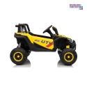 [XMX-631] Buggy Madman UTV-MX na akumulator 4x35W 12V/10Ah EVA LED ekoskóra - żółty