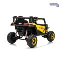 [XMX-631] Buggy Madman UTV-MX na akumulator 4x35W 12V/10Ah EVA LED ekoskóra - żółty