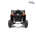 [XMX-631] Buggy Madman UTV-MX na akumulator 4x35W 12V/10Ah EVA LED ekoskóra - żółty