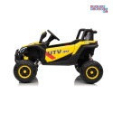 [XMX-631] Buggy Madman UTV-MX na akumulator 4x35W 12V/10Ah EVA LED ekoskóra - żółty