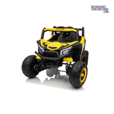[XMX-631] Buggy Madman UTV-MX na akumulator 4x35W 12V/10Ah EVA LED ekoskóra - żółty