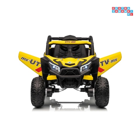 [XMX-631] Buggy Madman UTV-MX na akumulator 4x35W 12V/10Ah EVA LED ekoskóra - żółty