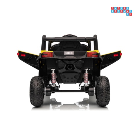 [XMX-631] Buggy Madman UTV-MX na akumulator 4x35W 12V/10Ah EVA LED ekoskóra - żółty
