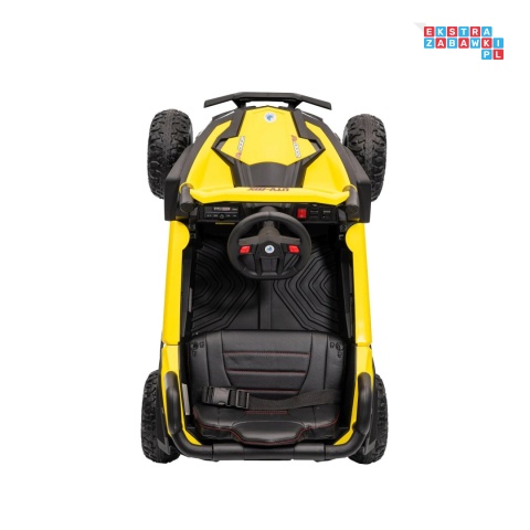 [XMX-631] Buggy Madman UTV-MX na akumulator 4x35W 12V/10Ah EVA LED ekoskóra - żółty