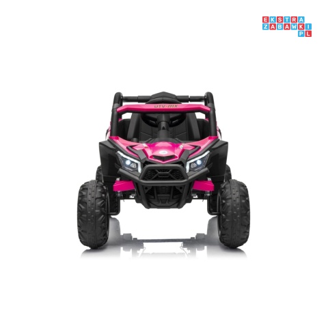 [XMX-631] Buggy Madman UTV-MX na akumulator 4x35W 12V/10Ah EVA LED ekoskóra - różowy